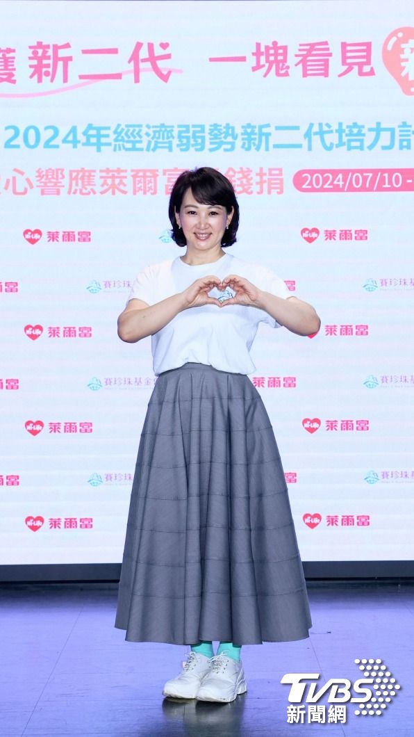 郁方出席公益活動擔任愛心大使。(圖/趙世平攝)