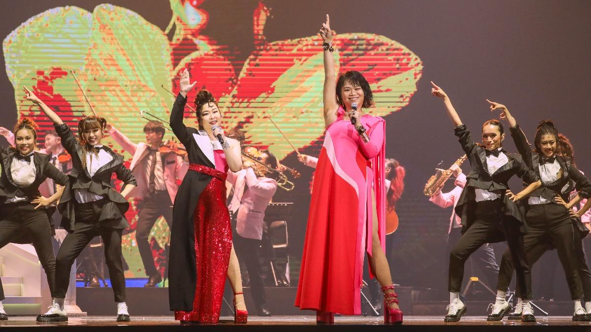 張秀卿和吉那的金曲表演奪下收視冠軍。(圖/台視提供)