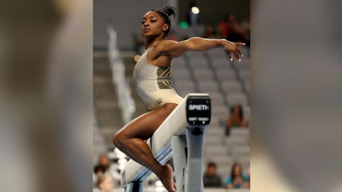 拜爾斯(Simone Biles)。(圖/翻攝自 IG@simonebiles)