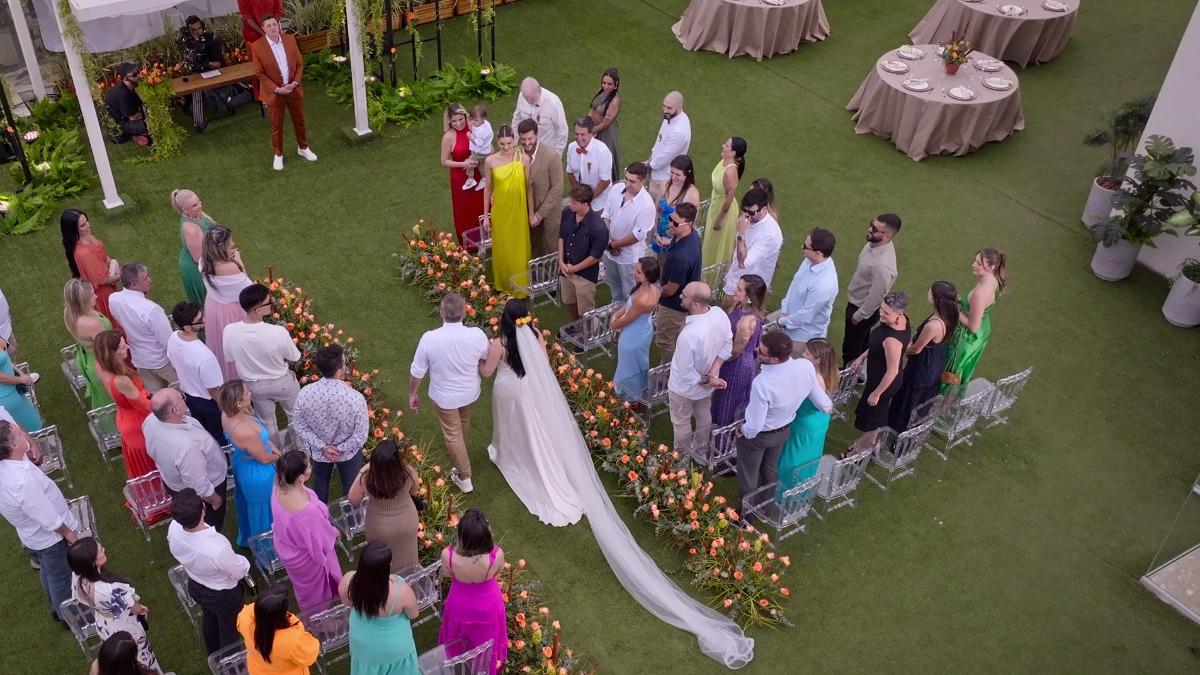 《盲婚試愛：巴西篇：第4季》的參與者都曾經訂婚或者結婚，如今都恢復了單身狀態。（圖／Netflix提供）