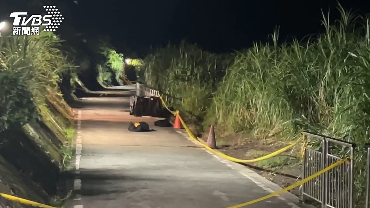 2女童被尋獲時已成冰冷遺體，警拉起封鎖線調查。（圖／TVBS資料畫面）