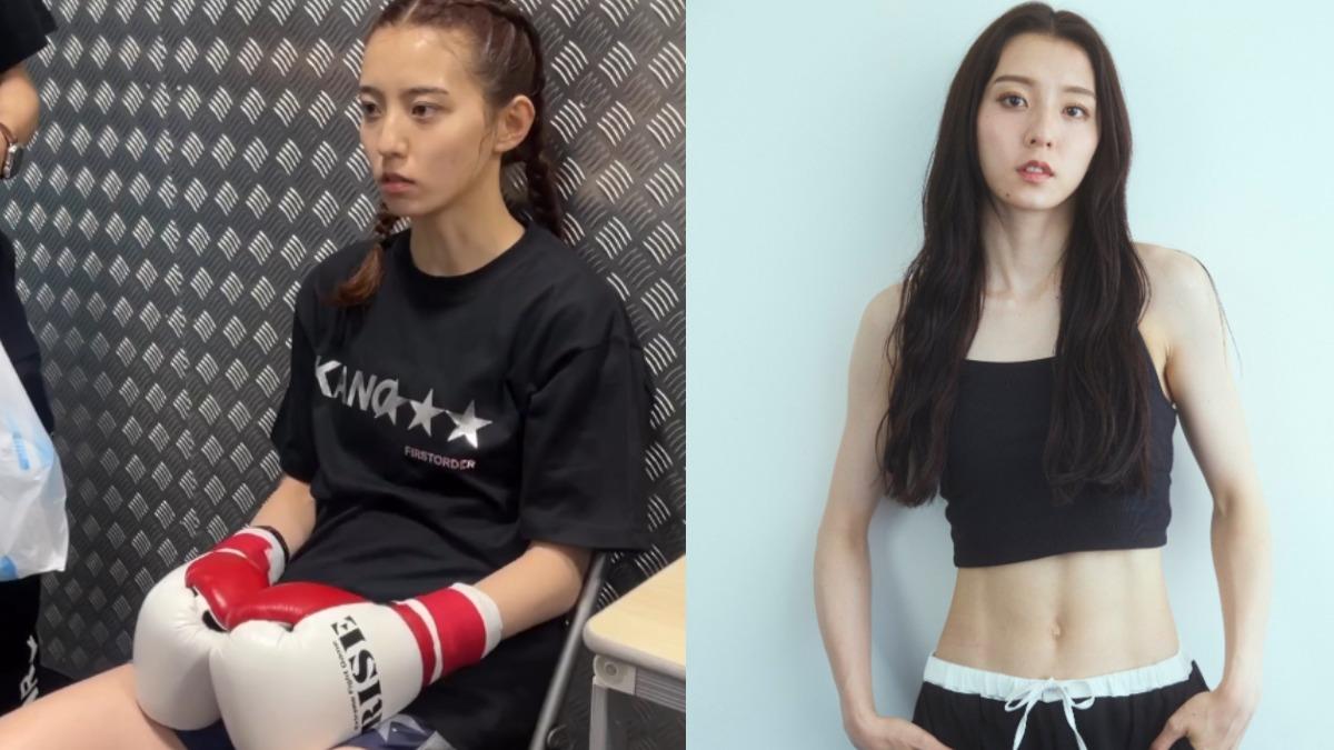 宮原華音對格鬥技的熱愛,促使她成為舉牌女郎。(圖/翻攝自宮原華音 IG)