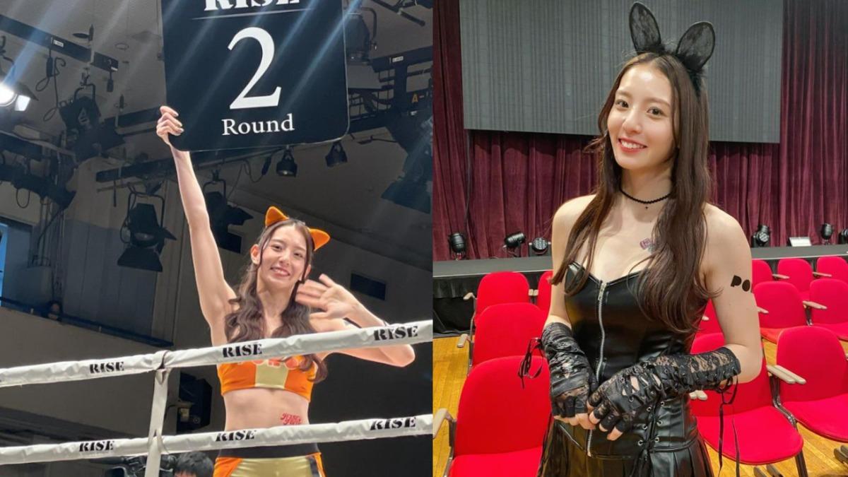 宮原華音受訪時透露她身兼女優與舉牌女郎的原因。(圖/翻攝自宮原華音IG)