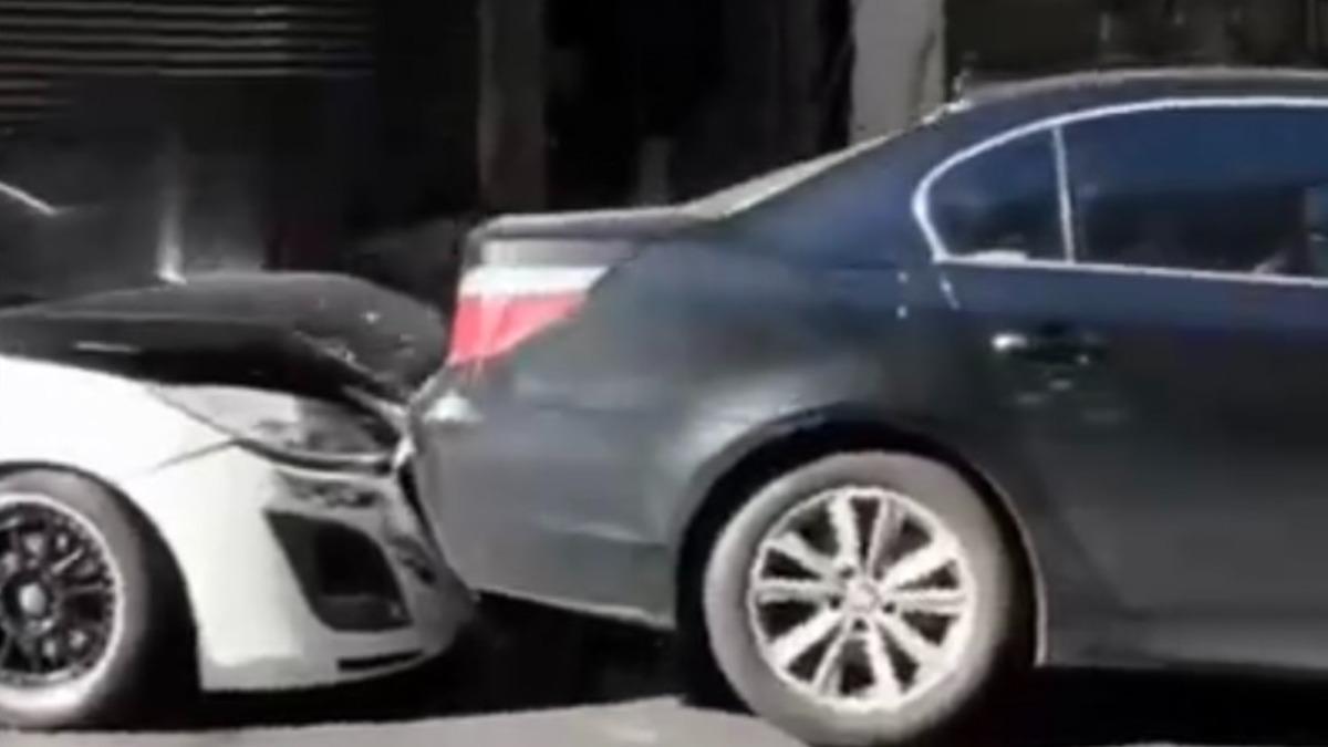 馬3二度追撞BMW溜了!基隆街頭「碰碰車」 火爆畫面曝