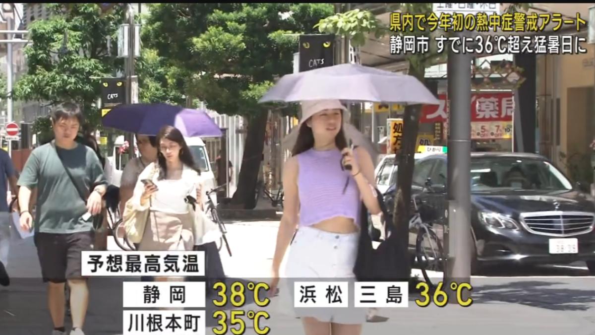 史上最熱！靜岡39.3度高溫破紀錄　東京47人中暑送醫