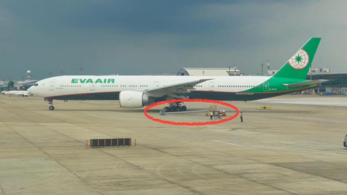 長榮航空越南機場「撞燈柱、飛機左翼凹陷」!越媒:誤滑進停機坪