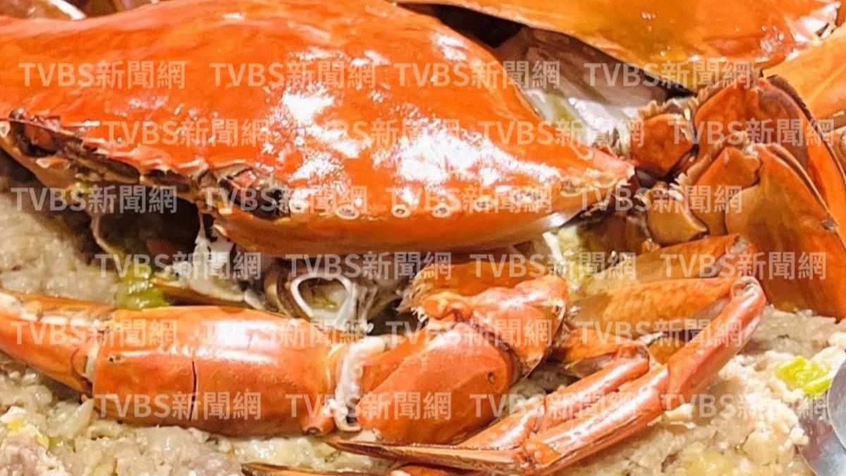 喜相逢私廚菜色:紅蟳蒸肉餅。(圖/讀者提供)