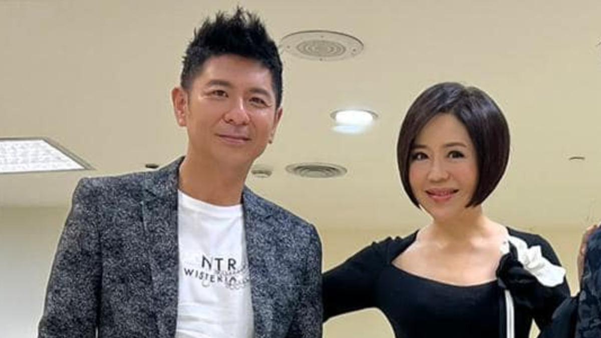 于美人(右)和荒山亮交情很好,昨也特地前往告別式致哀。(圖/翻攝自于美人臉書)