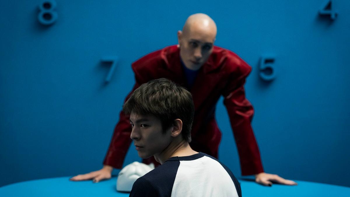 林柏宏、黃宣因合作才知道彼此是國中學長學弟關係。（圖／華映提供）