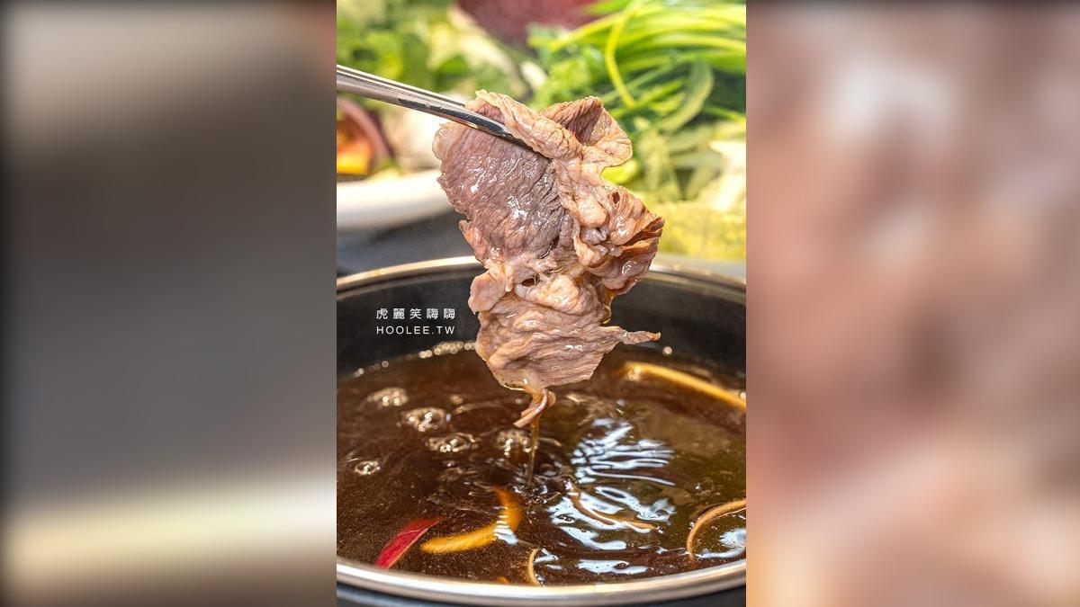 「美國穀飼培根牛」油花豐富,軟嫩帶點Q感,滋味鮮甜。(圖/虎麗笑嗨嗨提供)