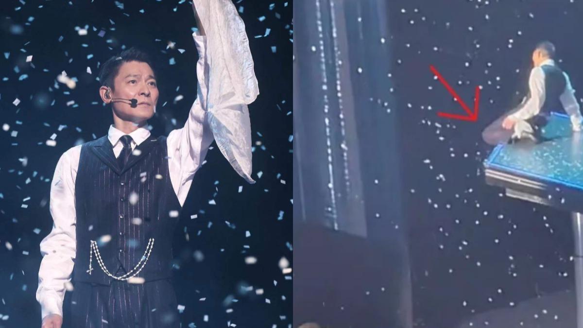 粉絲嚇壞！劉德華開唱「玩命1舉動」險摔落舞台　他首發聲道歉