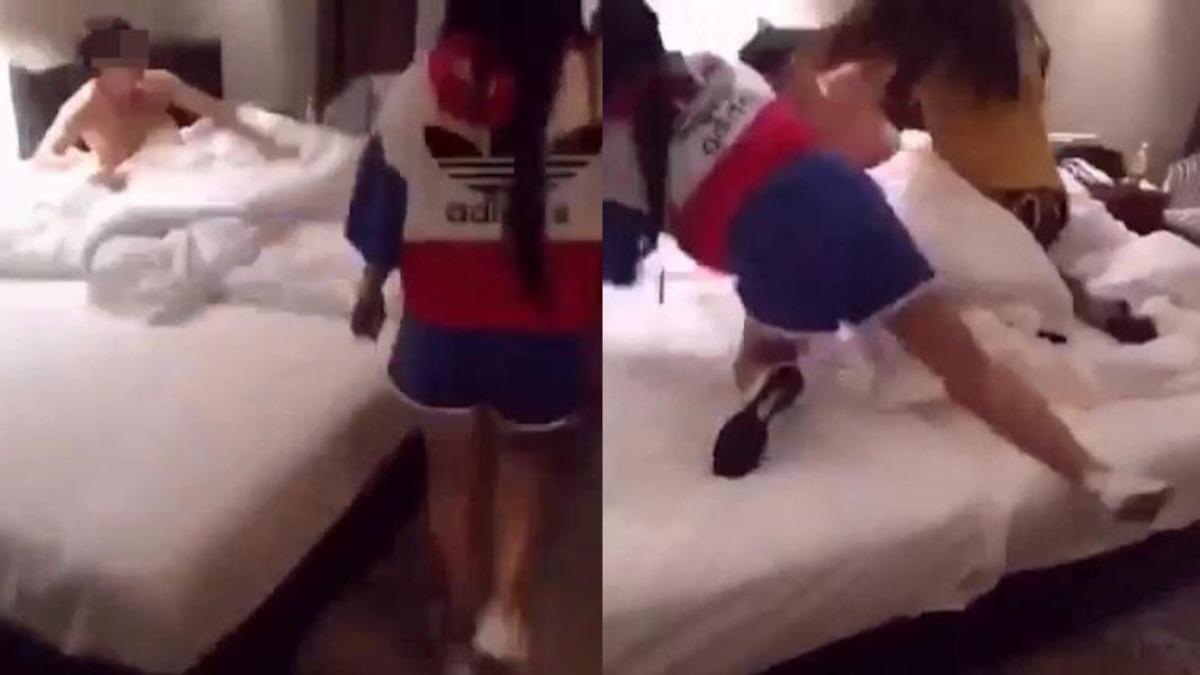 人妻酒店捉姦!驚見「光頭裸男」氣炸揮拳 陸尪1舉動全網看傻