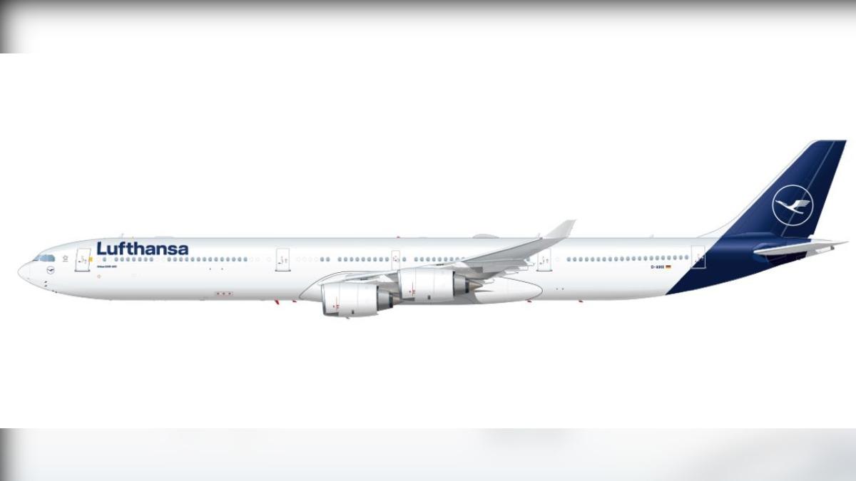 A340-600是第二長的現役客機。(圖/翻攝自 漢莎航空官網)