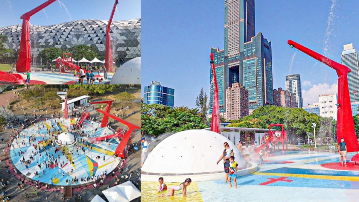 快帶孩子去!高雄最大「親水公園」免費開放 6大水設施直接玩瘋