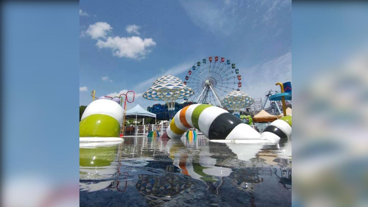 即日起~9/29,兒童新樂園「小小水樂園」開放了,每一場次50分鐘,票價通通50元。(圖/兒童新樂園提供)