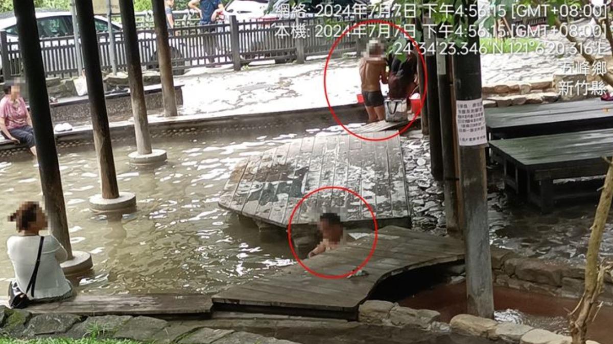泡腳變泡湯!新竹將軍湯「阿伯裸上身」超享受 網一票喊噁