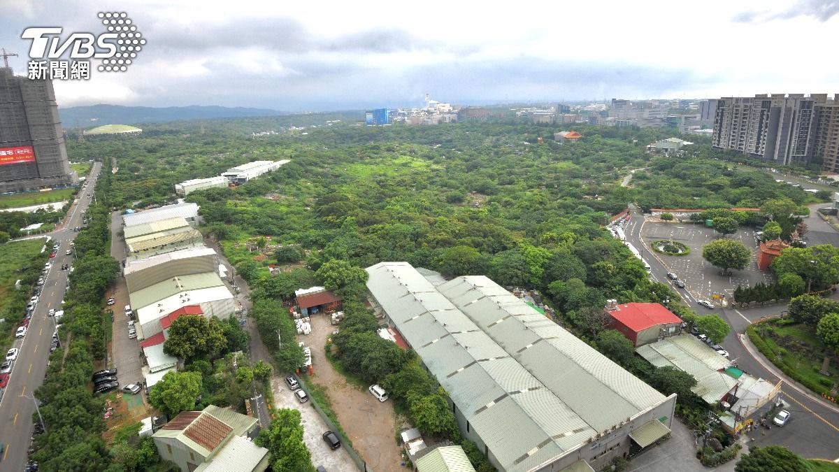 華亞科技園區旁9.5公頃的農墓用地。(圖/胡瑞麒攝)