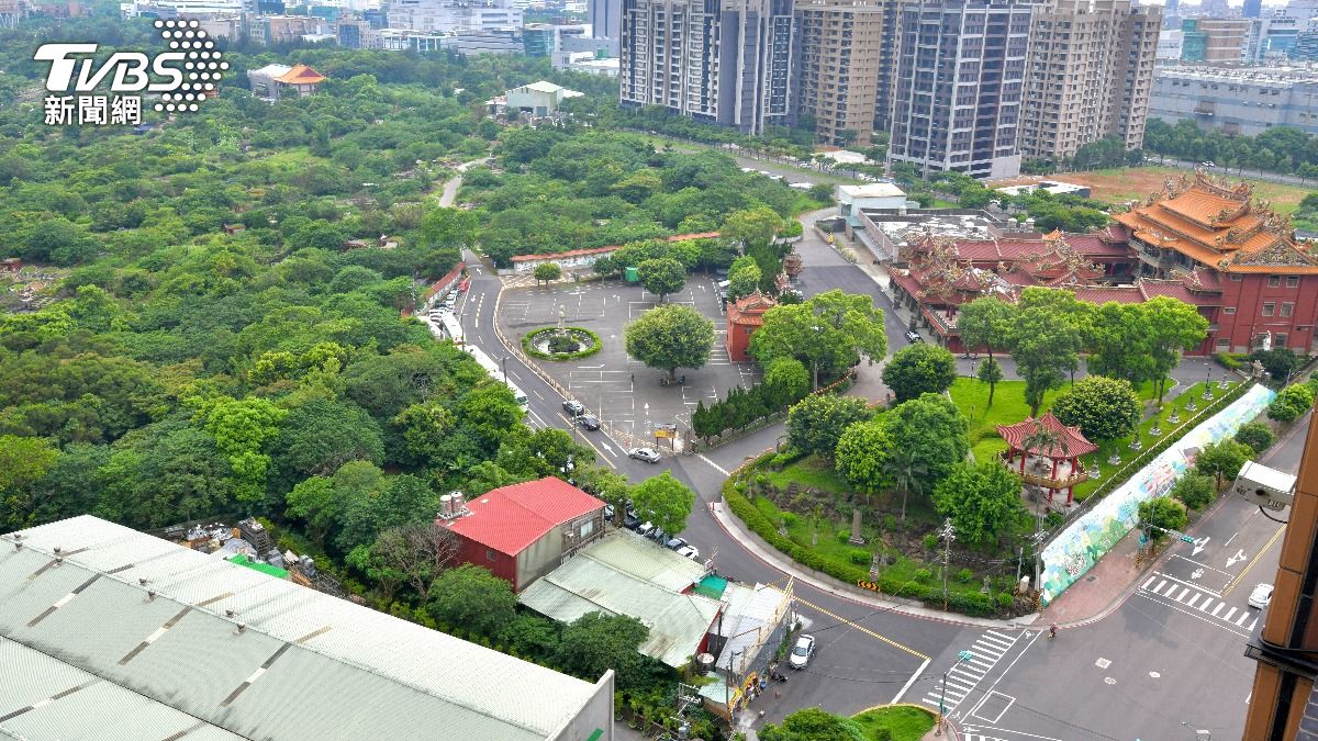鄭文燦涉及的桃園土地開發弊案位置。(圖/胡瑞麒攝 ))