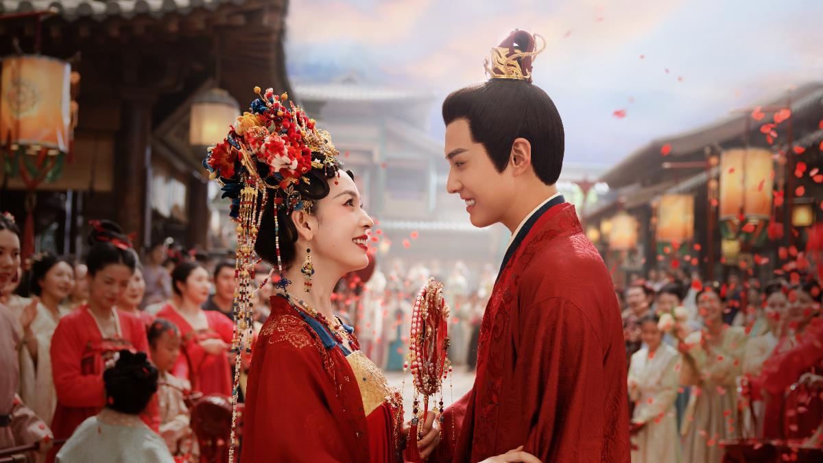 陳瑤和古子成在還沒開始演就害羞,兩人拍吻戲笑得合不攏嘴。(圖/iQIYI國際站提供)