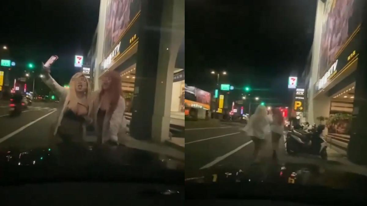 新竹嫩妹車前「火辣自拍」!大露豐滿身材狂搖 網嚇:納豆扮女裝