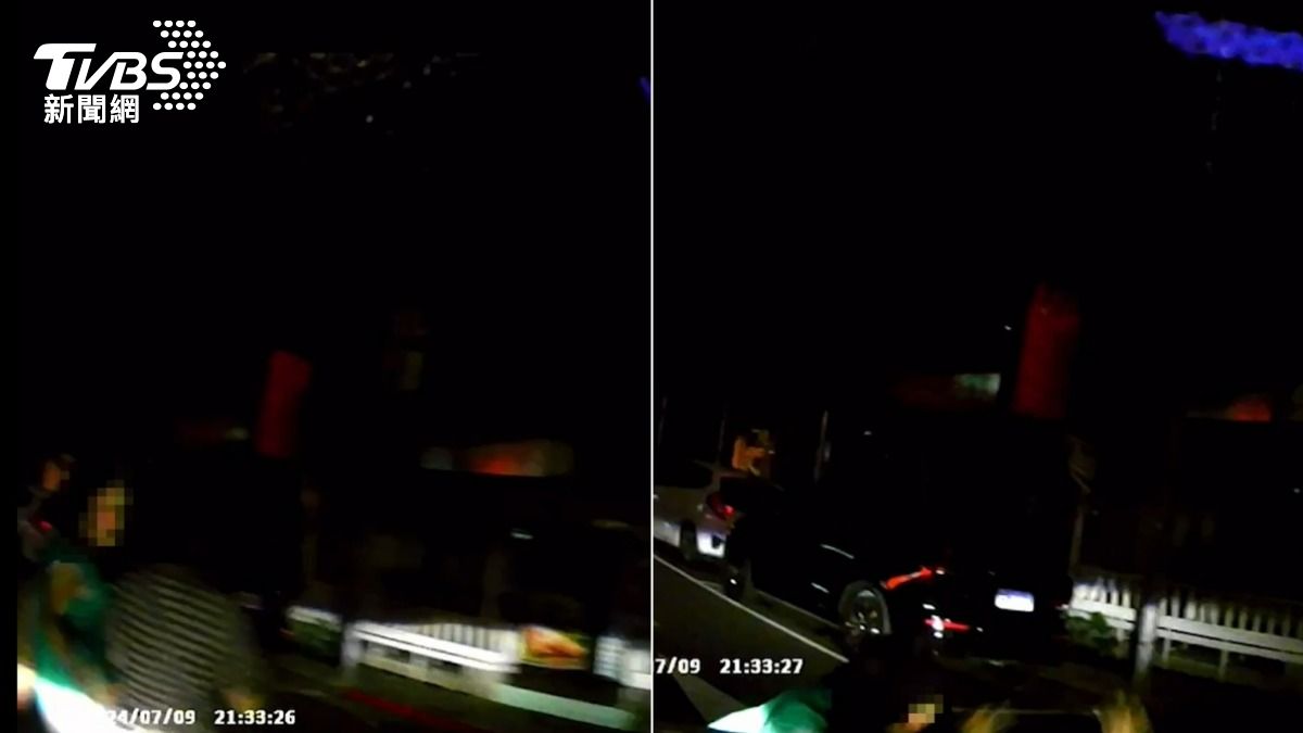 賴士葆撞人影像曝光!轉彎打「超大哈欠」下秒撞上2女