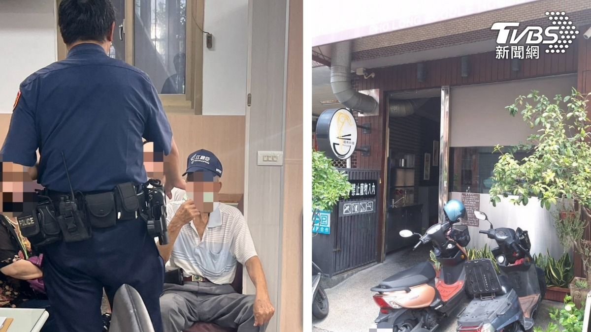 最美風景!9旬翁買午餐熱倒小吃店 客人吃一半急停幫撐傘遞水