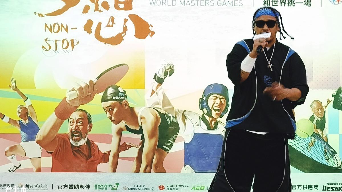 葛西瓦,以中、英、原民語獻唱2025世壯運主題曲〈敬夢想〉。(圖/臺北市政府文化局提供)