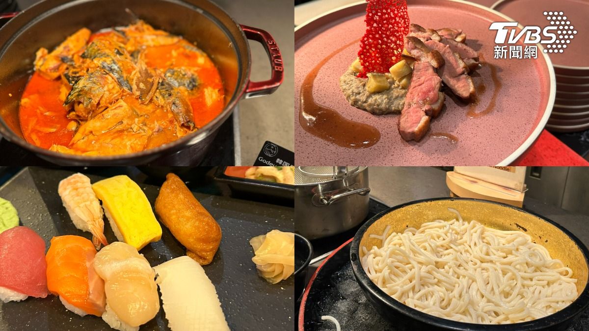 Itara主餐廳早、午、晚餐都有不同菜色的Buffet。(圖/許稚佳攝)