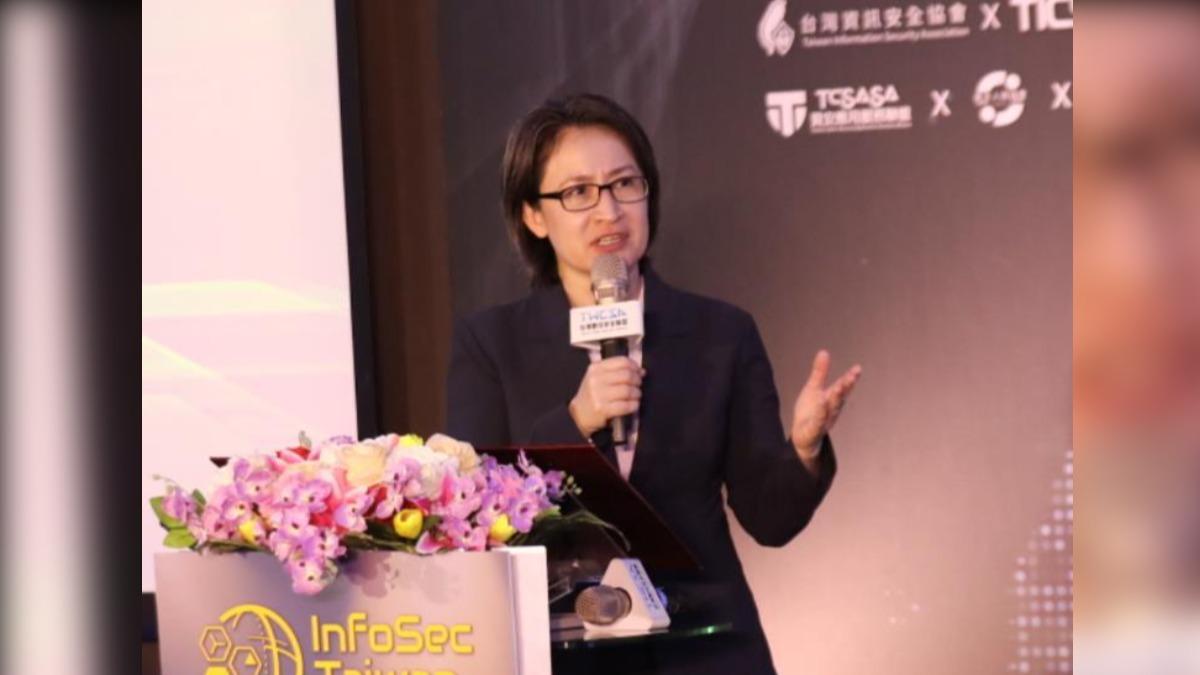 蕭美琴副總統開場致詞。(圖/台灣資安大聯盟提供)