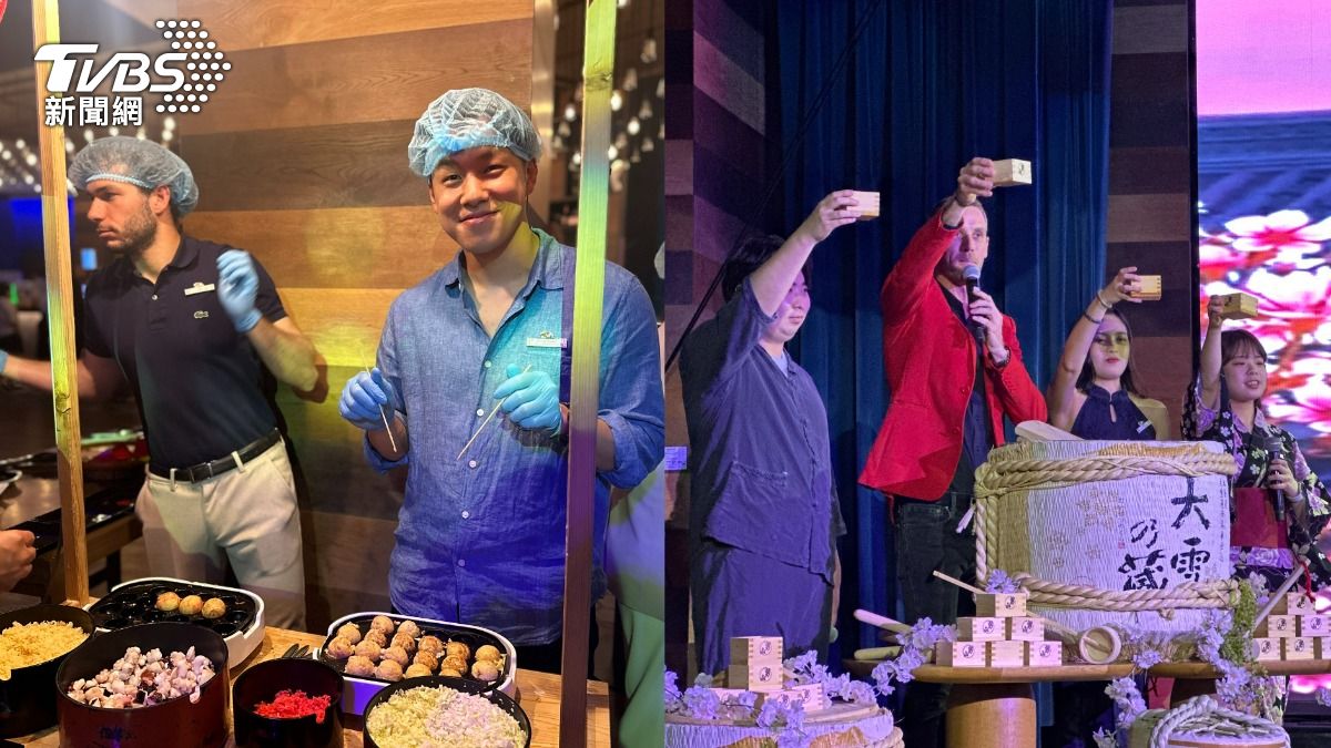 Unkai主吧台每晚都會規劃派對活動,也會有各種特色攤販。(圖/許稚佳攝)