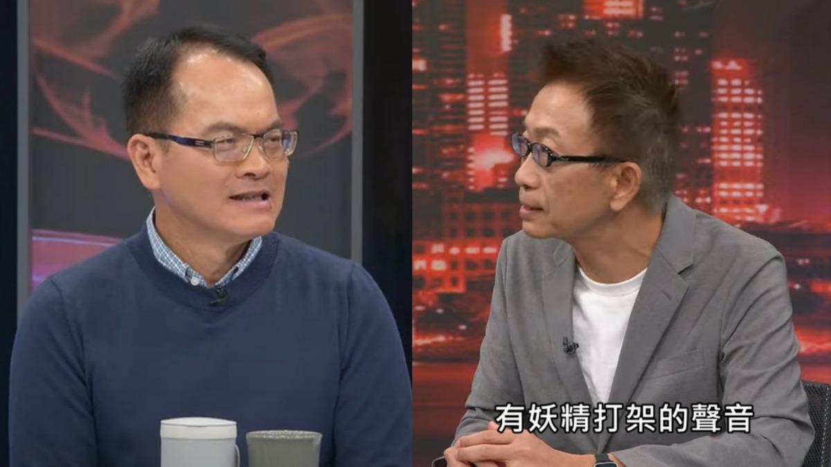 製作人凌志文（右）日前上由鄭弘儀主持的節目分享租屋經驗。（圖／翻攝新聞挖挖哇YouTube）