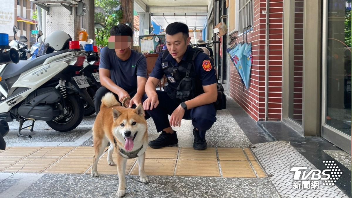 高雄萌柴偷跑出門搭霸王車 「一臉無辜」進警局還飛撲討摸摸