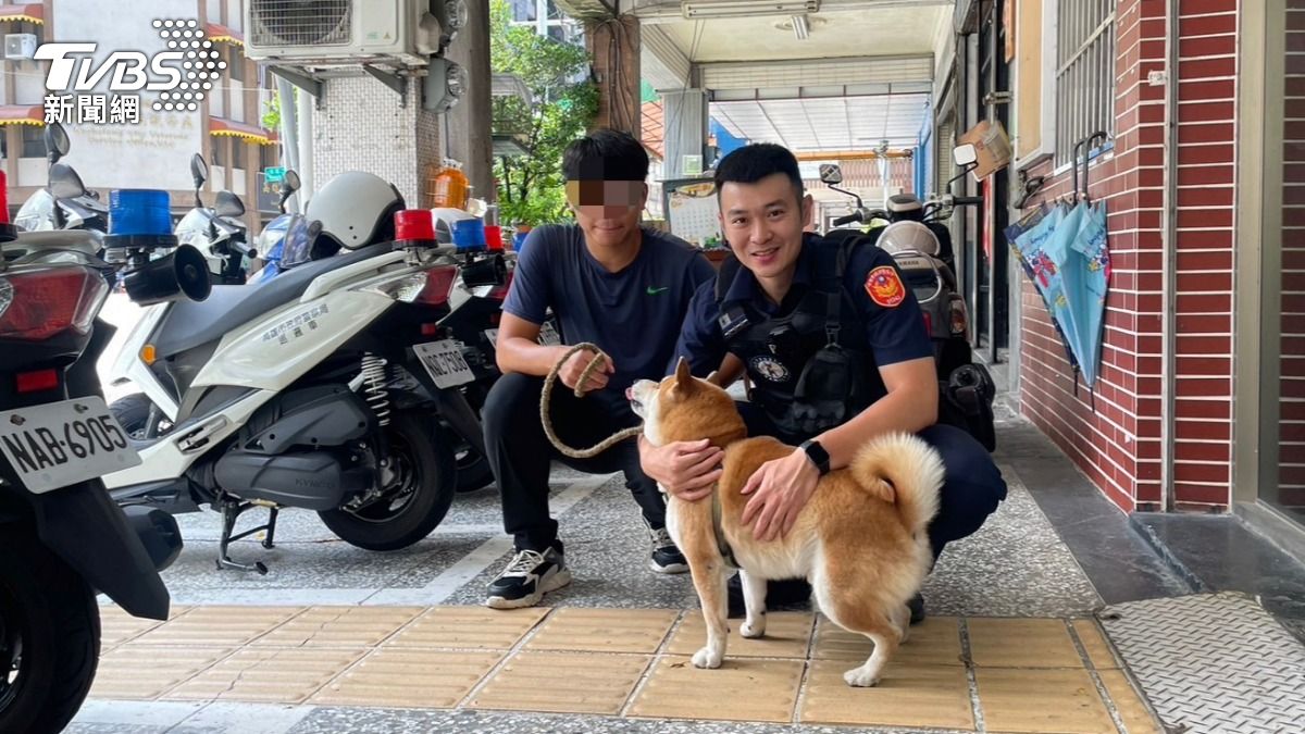 飼主接到電話，才發現他的愛犬Liven竟然偷跑出去。（圖／TVBS）