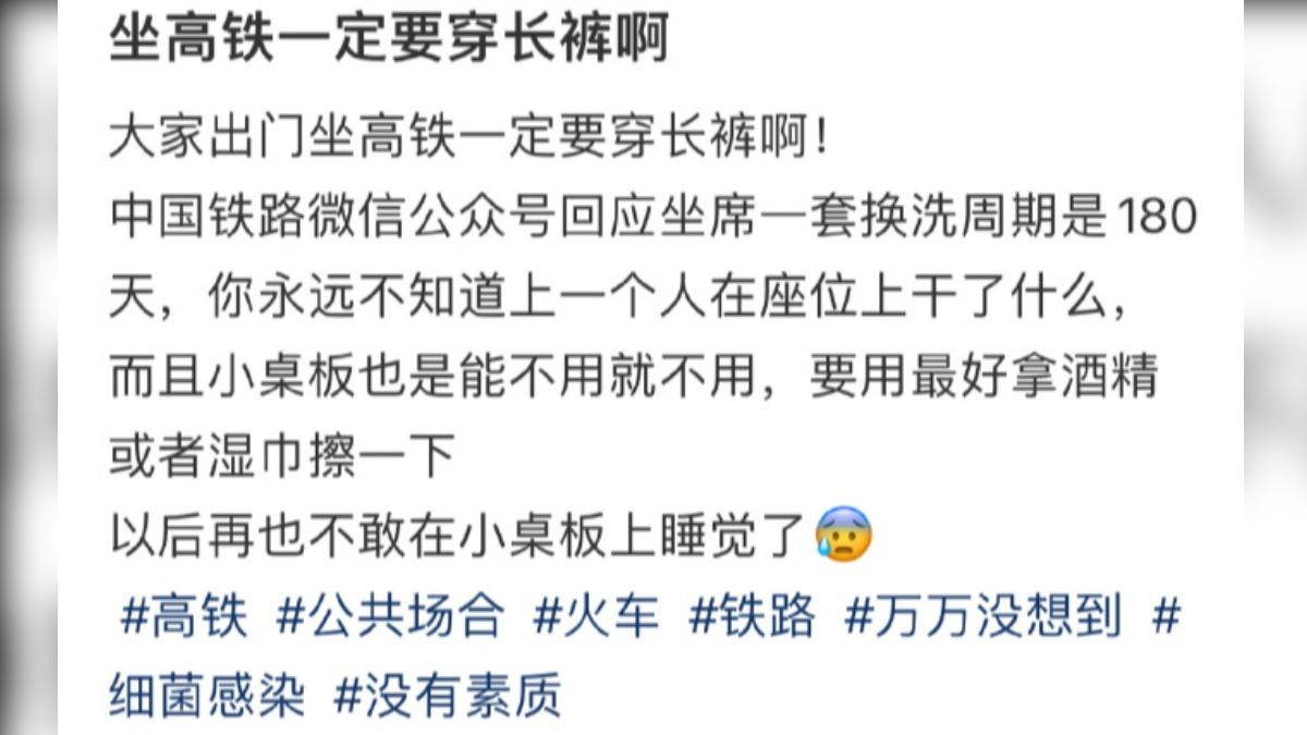 大陸網友發文。(圖/翻攝自微博)