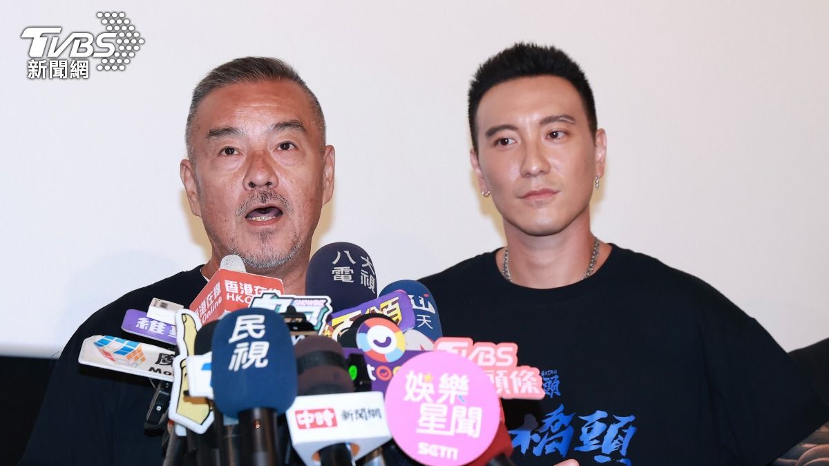 龍天翔在《角頭:大橋頭》中與王陽明演父子。(圖/黃城碩攝)