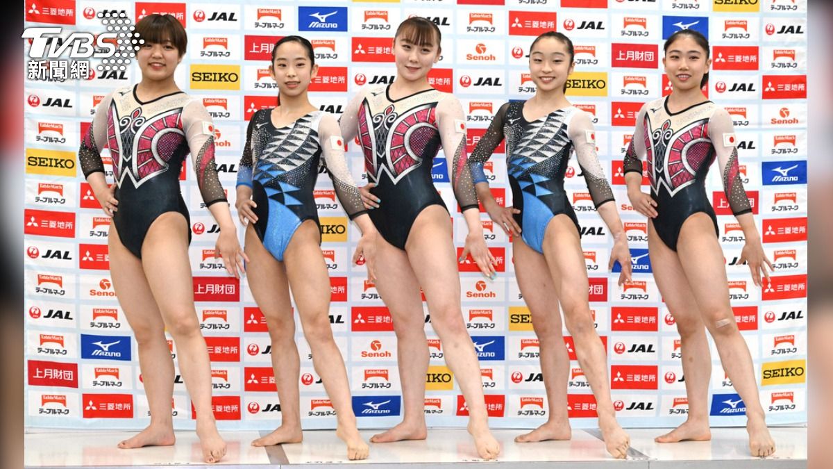 日本體操隊服裝。（圖／達志影像美聯社）