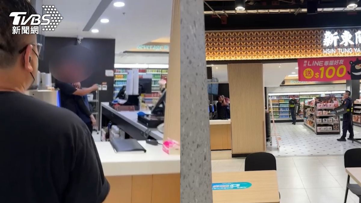有片/西螺休息站驚魂!莽男持利器挾持女店員 咆哮嗆:不要逼我