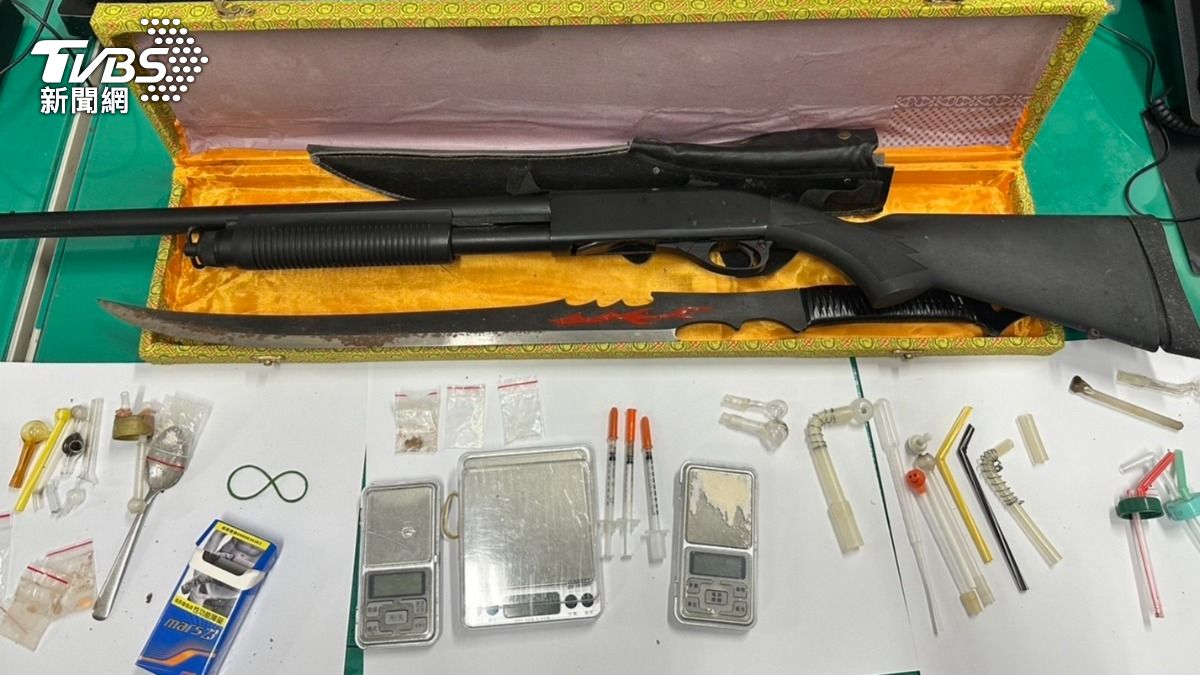 內湖公寓變毒友吸食場所!查獲霰彈槍、開山刀 屋主辯:防身用