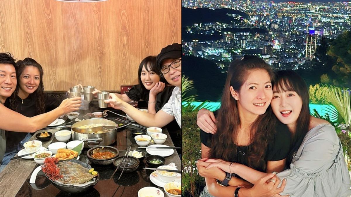 二人私交甚深，在台北連玩好幾天。（圖／翻攝自陳立芹臉書）