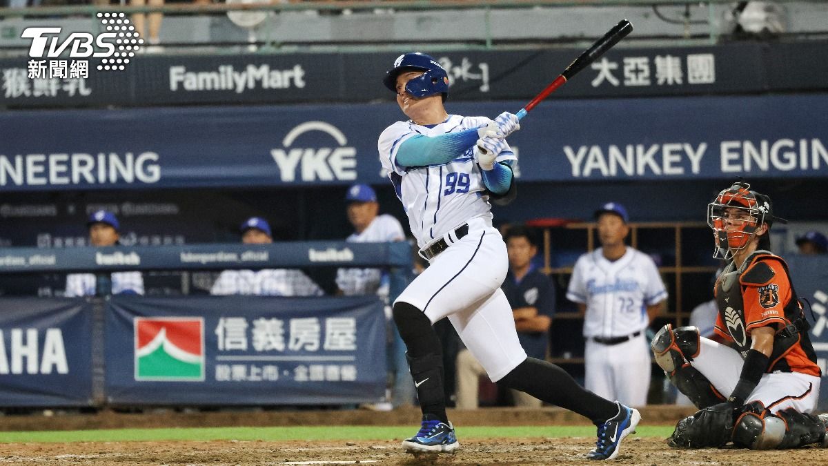 中職/張育成炸裂2分砲!「生涯首轟」出爐 悍將6分差大勝兄弟