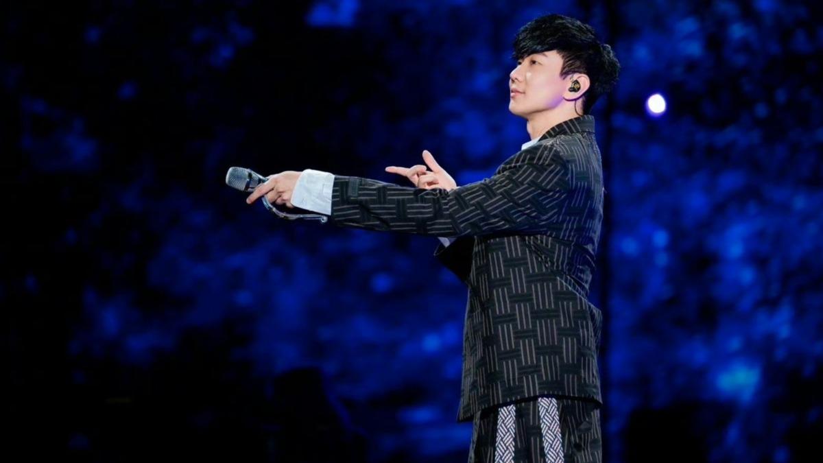 林俊傑近期忙著世界巡迴演唱會。(圖/翻攝自林俊傑微博)