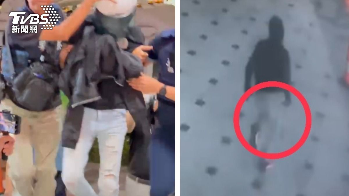 林士傑槍擊案口罩男落網 對比犯案槍手影像「瘦如竹竿穿牛仔褲」