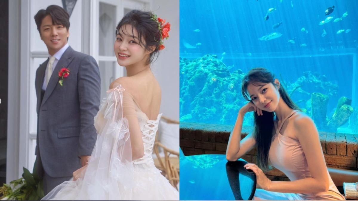韓音德因演出《絕世網紅》知名度大漲,日前開心跟粉絲分享新婚喜悅。(圖/翻攝自IG)