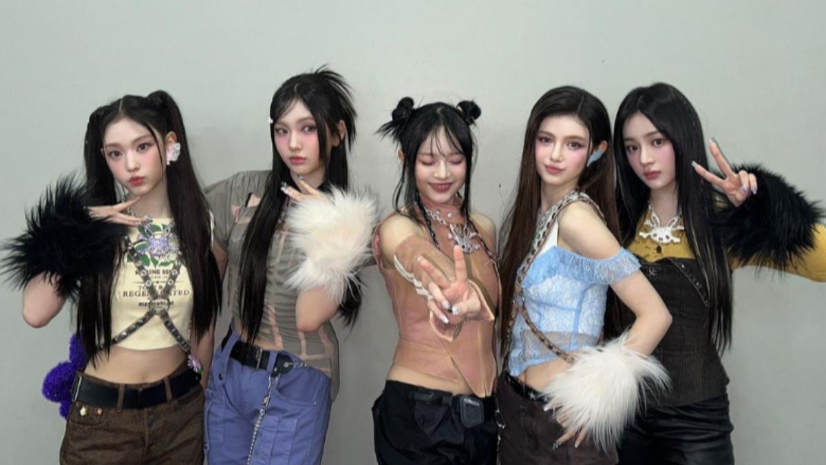 女團New Jeans是Y2K穿搭風格代表人物。(圖/翻攝自New Jeans IG)