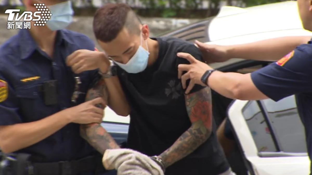 黃姓男子毒駕後撞死警員。(圖/TVBS)
