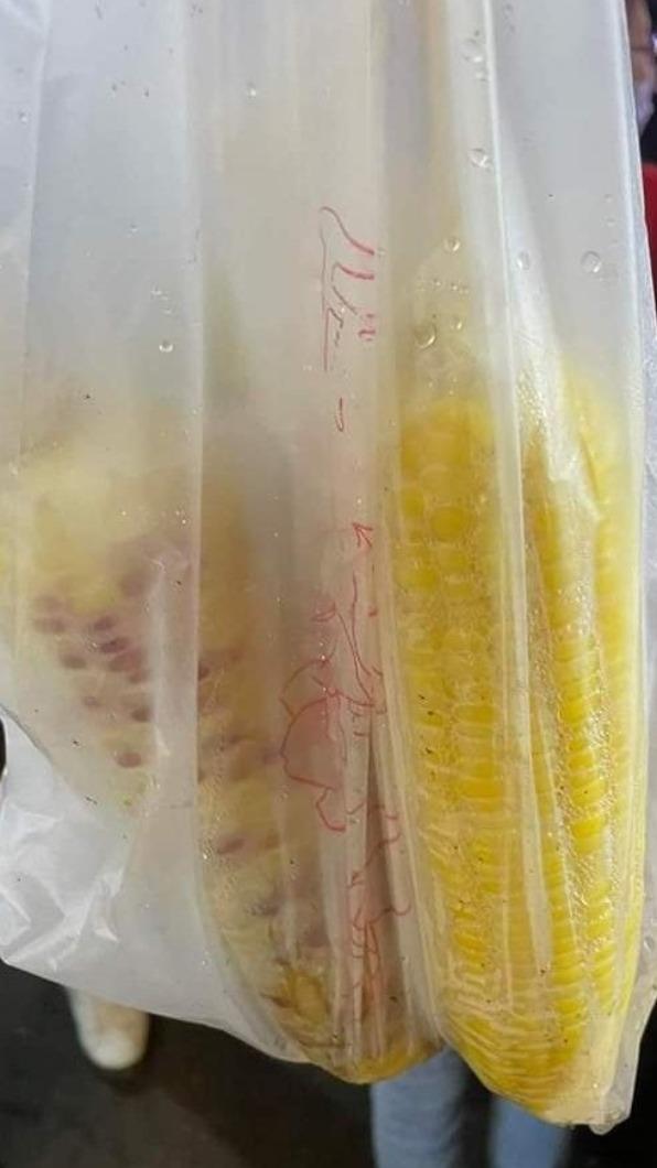 業者回應玉米是坐高速來的。(圖/翻攝自爆料公社二社臉書)