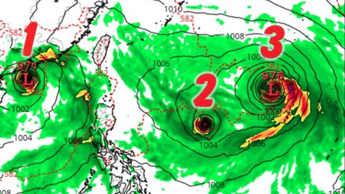 天氣／恐有3颱風！颱風「凱米」最快明生成　連5天下雨