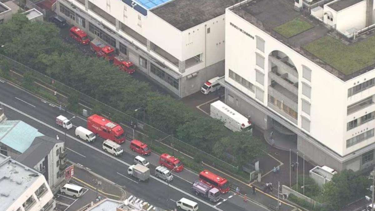 日本東京一間高中，傳出有15名高中生食用「辣味洋芋片」後身體不適。（圖／翻攝自富士新聞網）