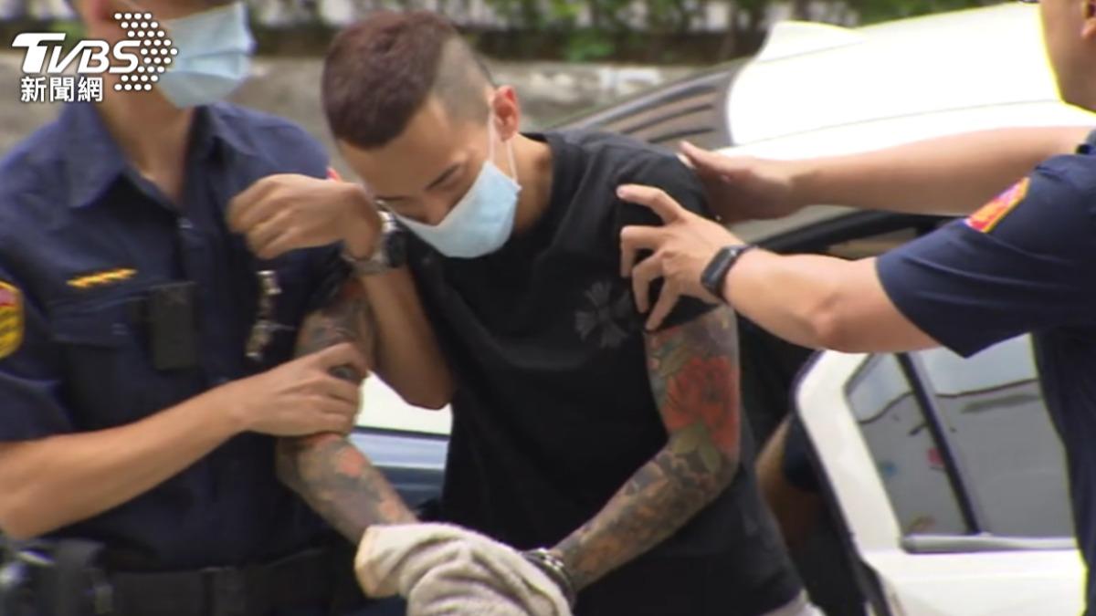 黃姓男子毒駕撞死警員。(圖/TVBS)
