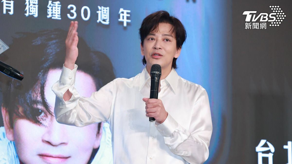 陳曉東透露2個女兒將擔任演唱會嘉賓。（圖／黃城碩攝）